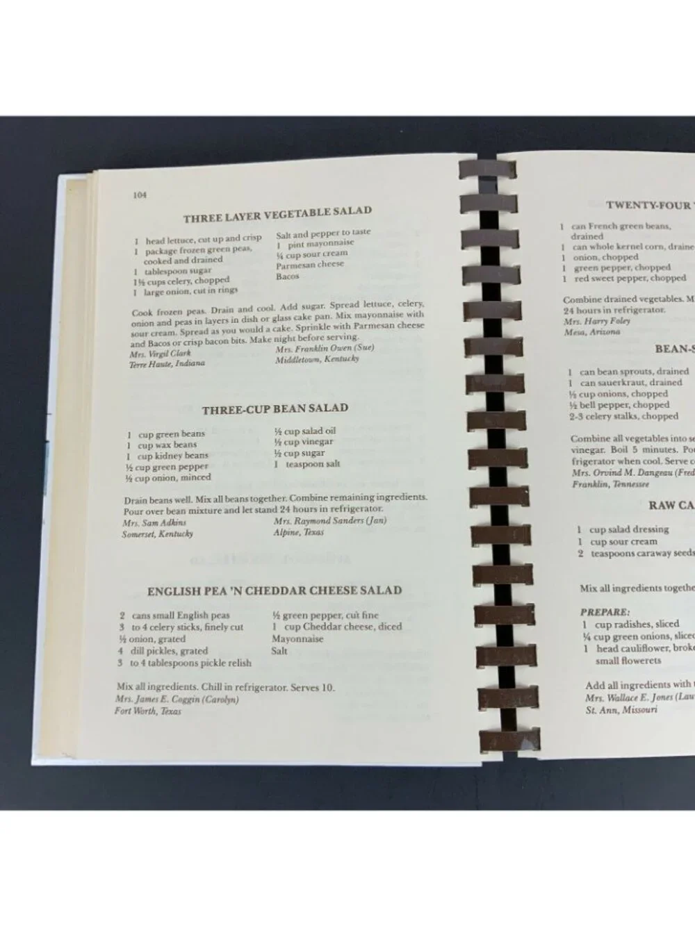 Vintage The Pastors Wives Cookbook 1978 By Sybil DuBose Spiral Bound Wimmer
